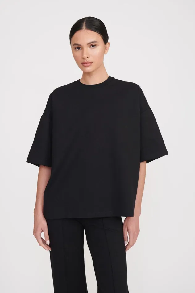 Women Tops STAUD STAUD CAPSULE TOP BLACK