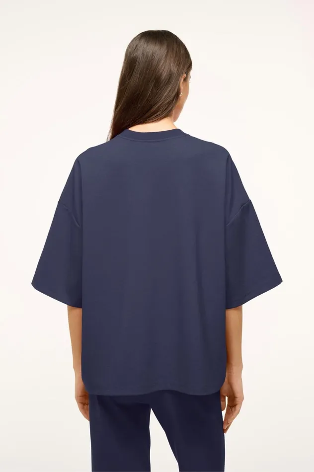 Women Tops STAUD STAUD CAPSULE TOP NAVY Women Tops STAUD STAUD CAPSULE TOP NAVY