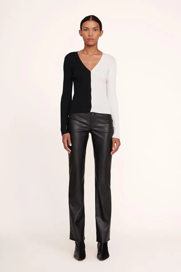 Women Tops STAUD STAUD CARGO SWEATER BLACK WHITE Women Tops STAUD STAUD CARGO SWEATER BLACK WHITE
