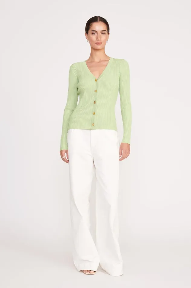 Women Tops STAUD STAUD CARGO SWEATER MATCHA Women Tops STAUD STAUD CARGO SWEATER MATCHA