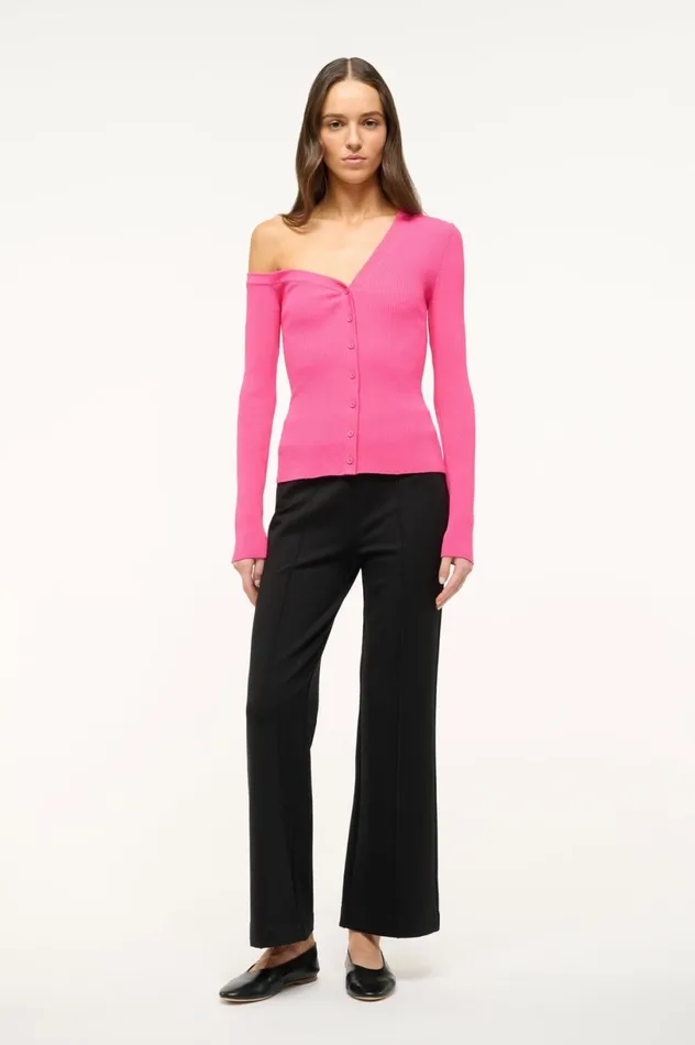 Women Tops STAUD STAUD CRAFTSMAN SWEATER PUNCH Women Tops STAUD STAUD CRAFTSMAN SWEATER PUNCH