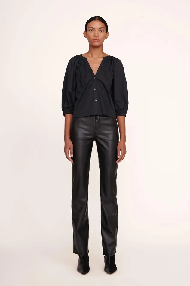 Women Tops STAUD STAUD DILL TOP BLACK Women Tops STAUD STAUD DILL TOP BLACK