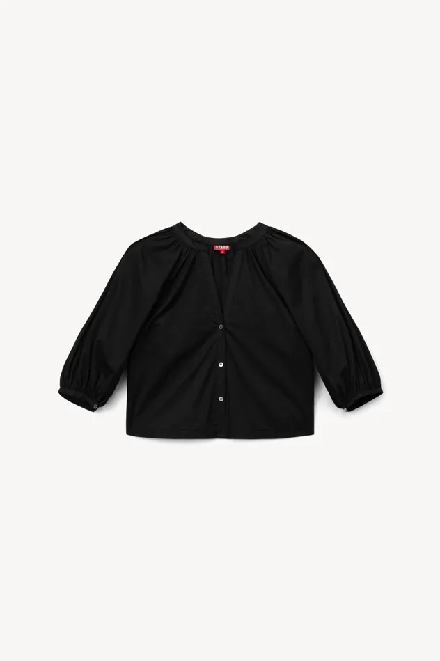 Women Tops STAUD STAUD DILL TOP BLACK Women Tops STAUD STAUD DILL TOP BLACK
