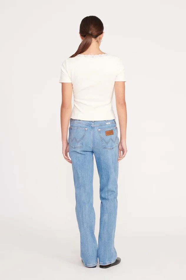 Women Tops STAUD STAUD DIXIE TOP IVORY
