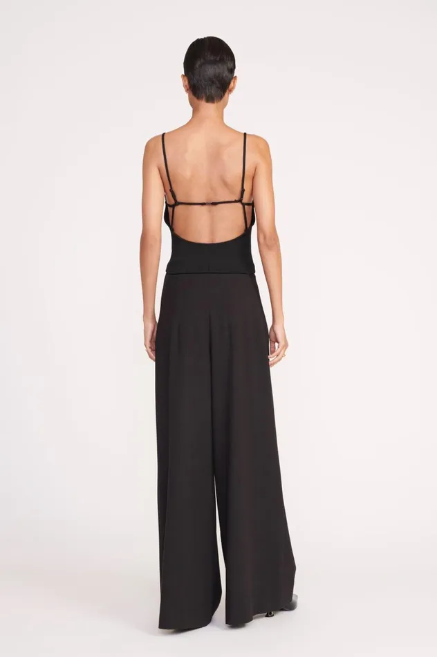 Women Tops STAUD STAUD GEORGINA TOP BLACK Women Tops STAUD STAUD GEORGINA TOP BLACK
