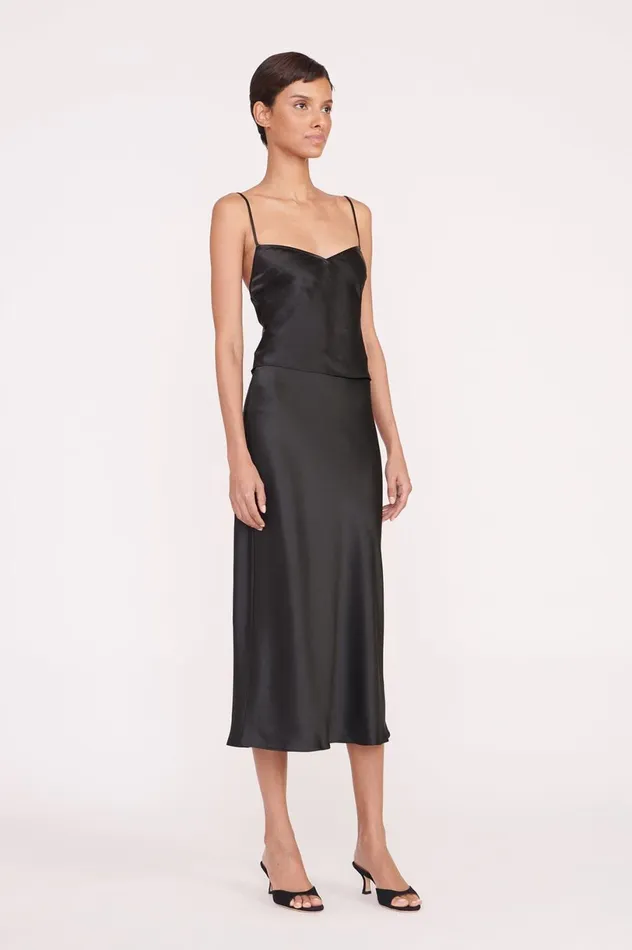 Women Tops STAUD STAUD GRACIE TOP BLACK