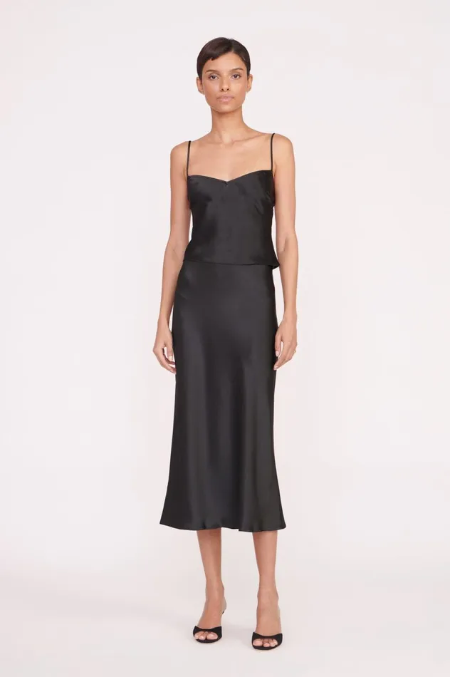 Women Tops STAUD STAUD GRACIE TOP BLACK
