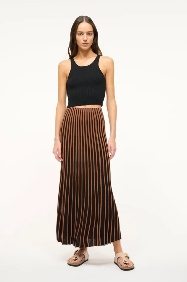 Women Tops STAUD STAUD IBISCO TANK BLACK