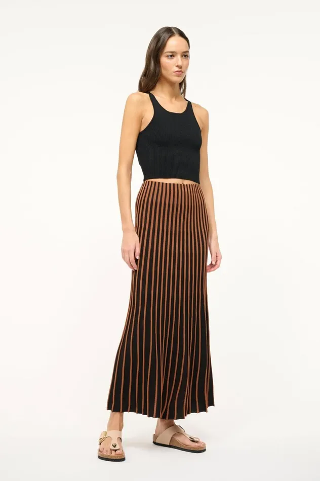 Women Tops STAUD STAUD IBISCO TANK BLACK Women Tops STAUD STAUD IBISCO TANK BLACK
