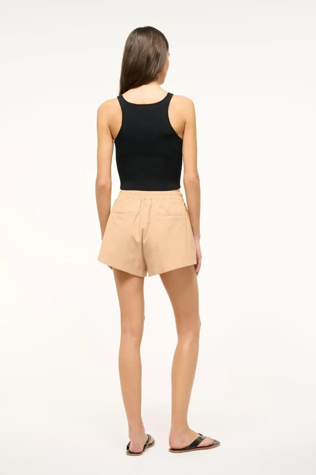 Women Tops STAUD STAUD IBISCO TANK BLACK Women Tops STAUD STAUD IBISCO TANK BLACK