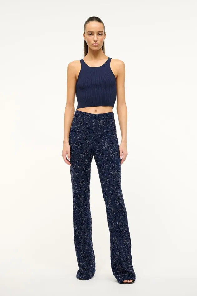 Women Tops STAUD STAUD IBISCO TANK NAVY