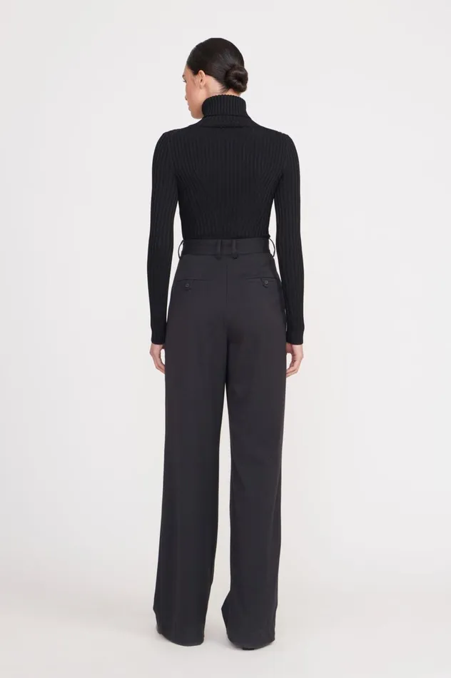 Women Tops STAUD STAUD JACE TOP BLACK Women Tops STAUD STAUD JACE TOP BLACK