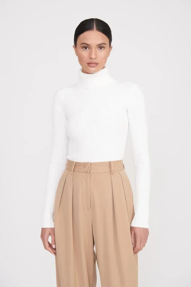 Women Tops STAUD STAUD JACE TOP IVORY