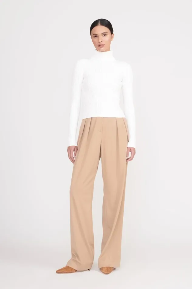 Women Tops STAUD STAUD JACE TOP IVORY Women Tops STAUD STAUD JACE TOP IVORY