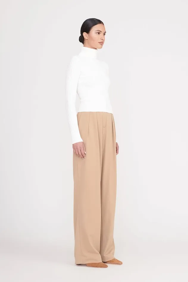 Women Tops STAUD STAUD JACE TOP IVORY Women Tops STAUD STAUD JACE TOP IVORY
