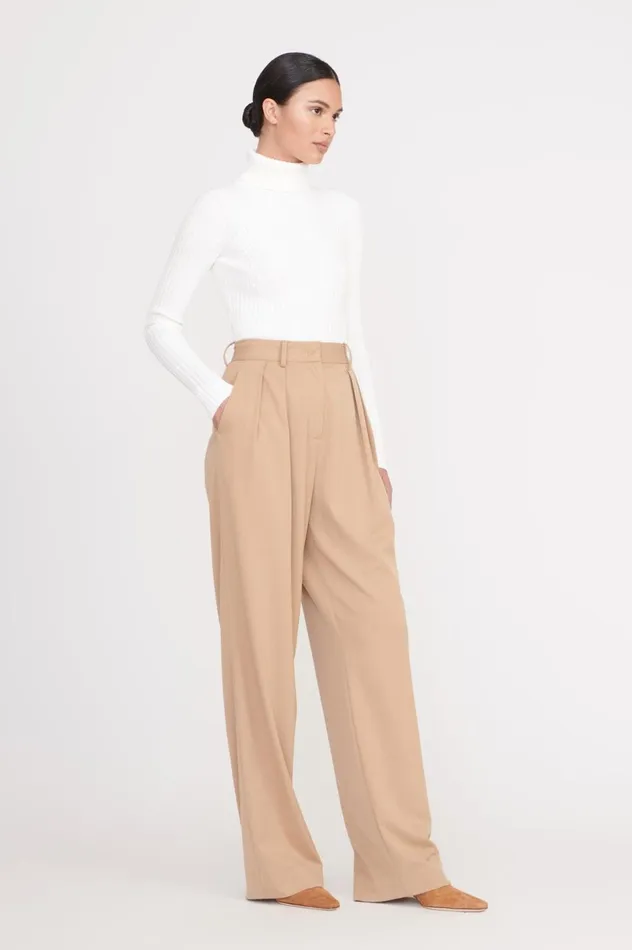 Women Tops STAUD STAUD JACE TOP IVORY Women Tops STAUD STAUD JACE TOP IVORY