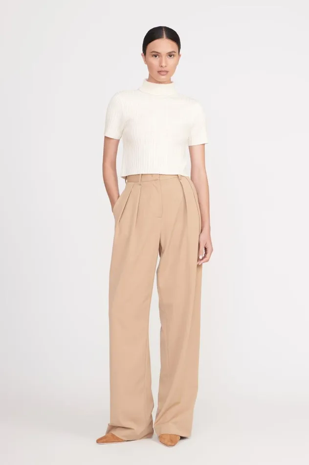 Women Tops STAUD STAUD LILOU SWEATER IVORY Women Tops STAUD STAUD LILOU SWEATER IVORY