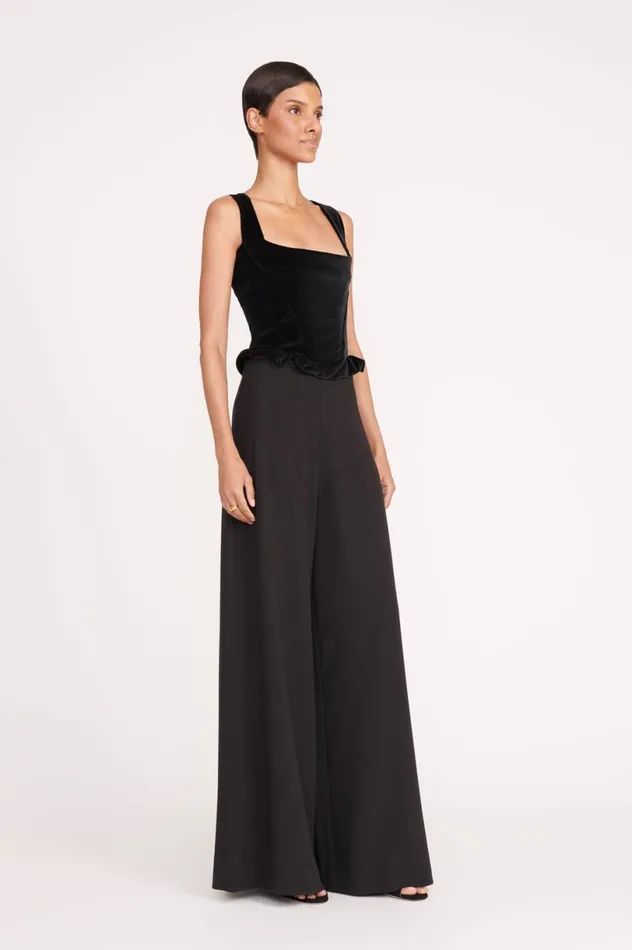 Women Tops STAUD STAUD LORELAI TOP BLACK Women Tops STAUD STAUD LORELAI TOP BLACK