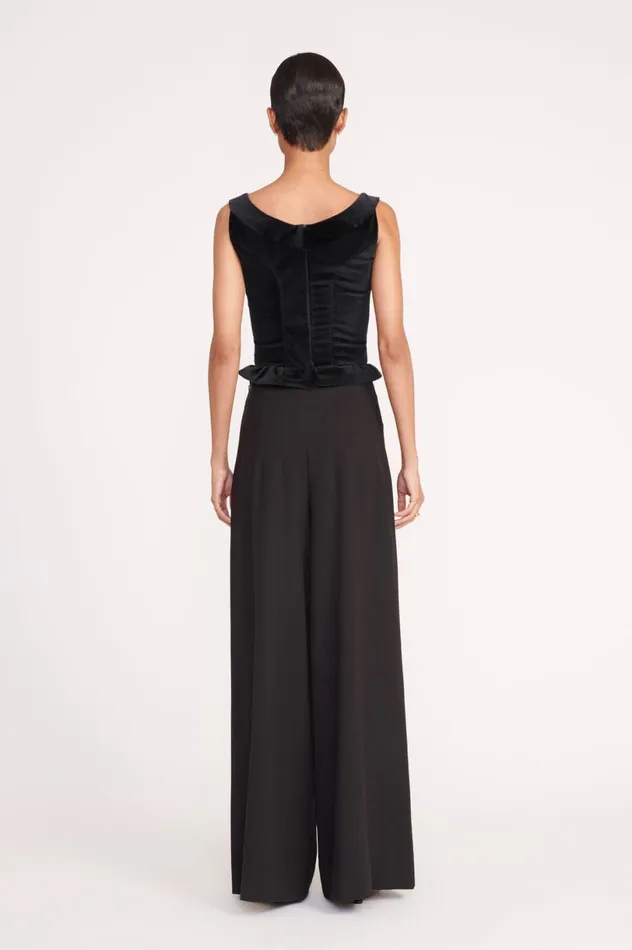 Women Tops STAUD STAUD LORELAI TOP BLACK Women Tops STAUD STAUD LORELAI TOP BLACK