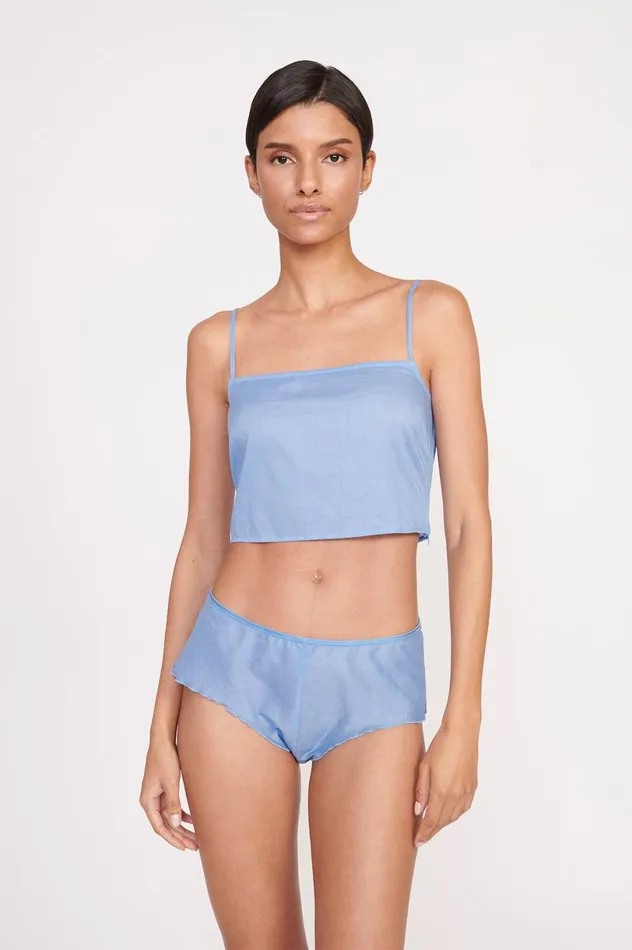 Women Tops STAUD STAUD LOVEINA TOP AZURE