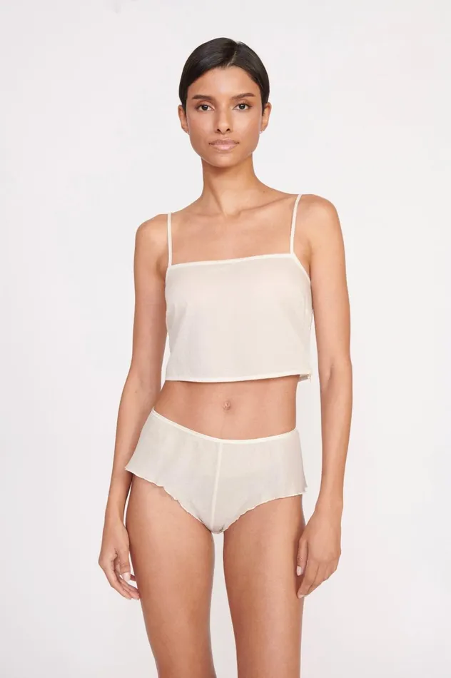 Women Tops STAUD STAUD LOVEINA TOP IVORY