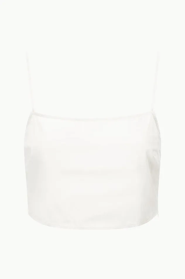 Women Tops STAUD STAUD LOVEINA TOP IVORY Women Tops STAUD STAUD LOVEINA TOP IVORY