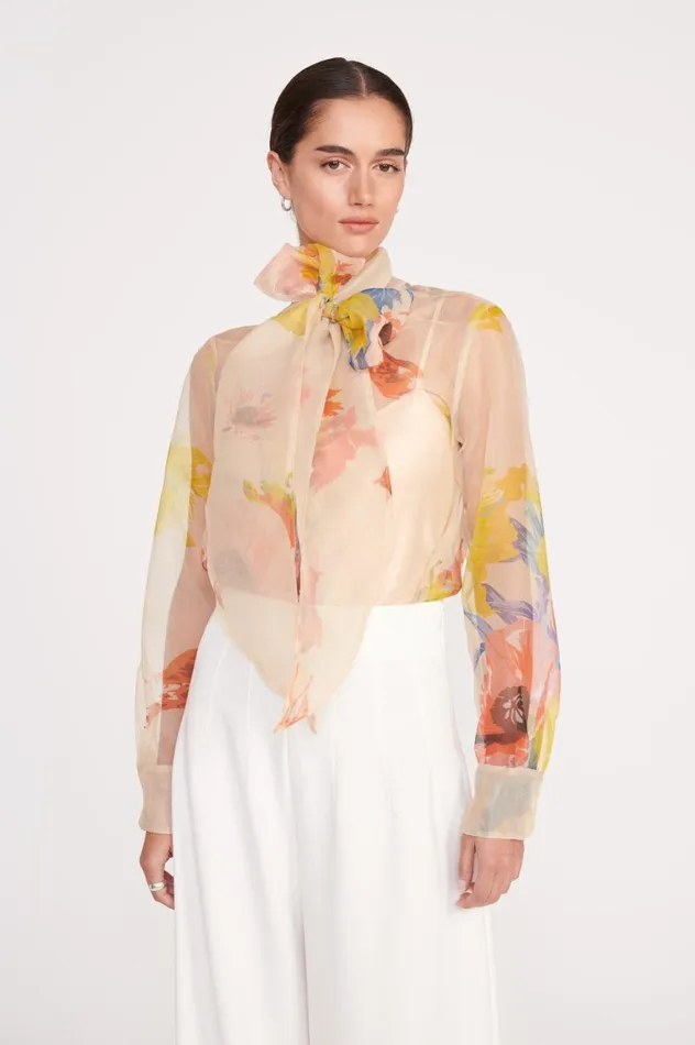 Women Tops STAUD STAUD MARYN TOP FIRST BLOOM DAY