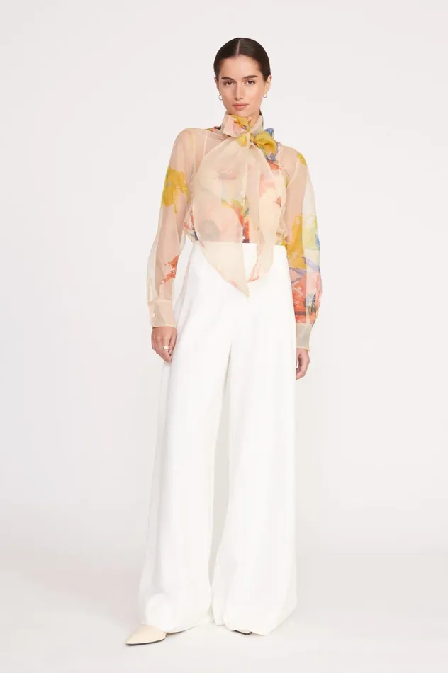 Women Tops STAUD STAUD MARYN TOP FIRST BLOOM DAY