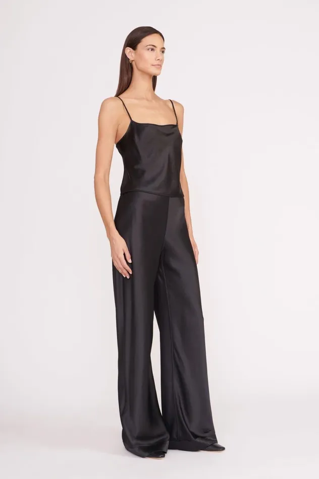 Women Tops STAUD STAUD MILES TOP BLACK Women Tops STAUD STAUD MILES TOP BLACK