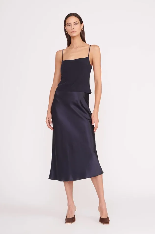 Women Tops STAUD STAUD MILES TOP NAVY Women Tops STAUD STAUD MILES TOP NAVY