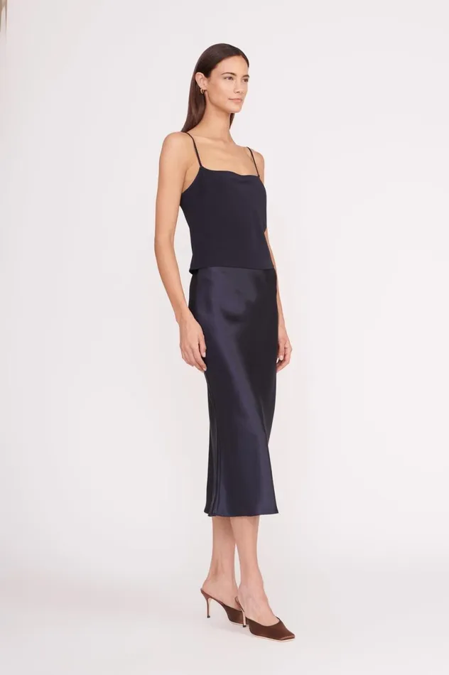 Women Tops STAUD STAUD MILES TOP NAVY Women Tops STAUD STAUD MILES TOP NAVY