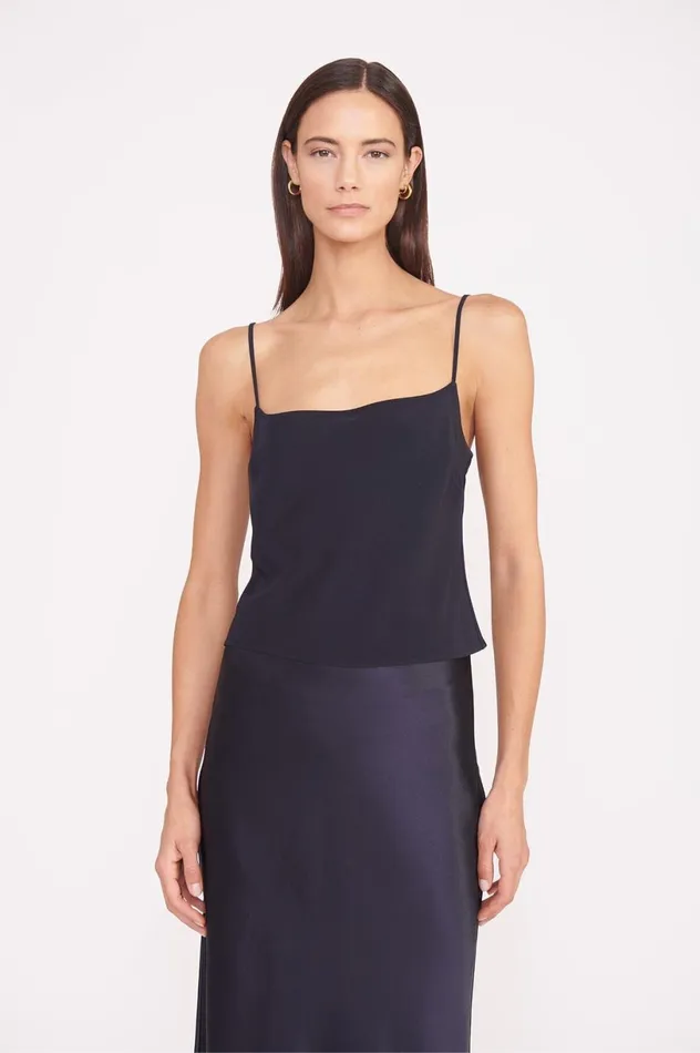 Women Tops STAUD STAUD MILES TOP NAVY Women Tops STAUD STAUD MILES TOP NAVY