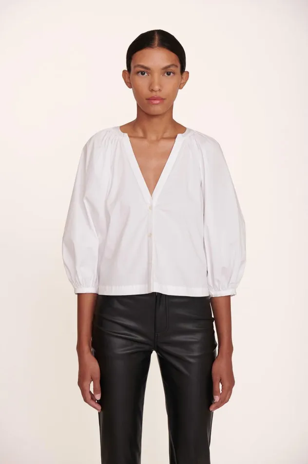 Women Tops STAUD STAUD NEW DILL TOP WHITE
