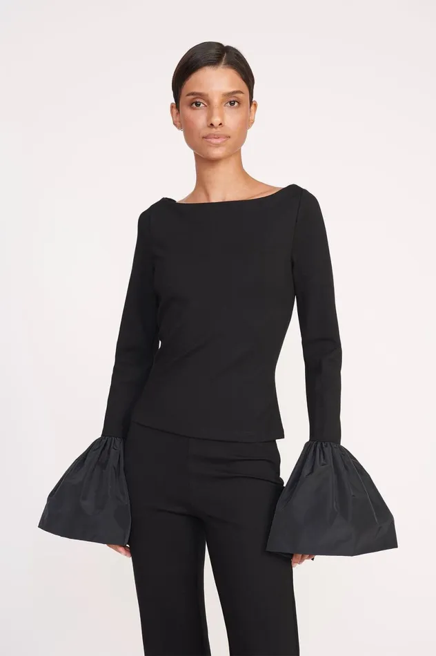 Women Tops STAUD STAUD PAIGE TOP BLACK