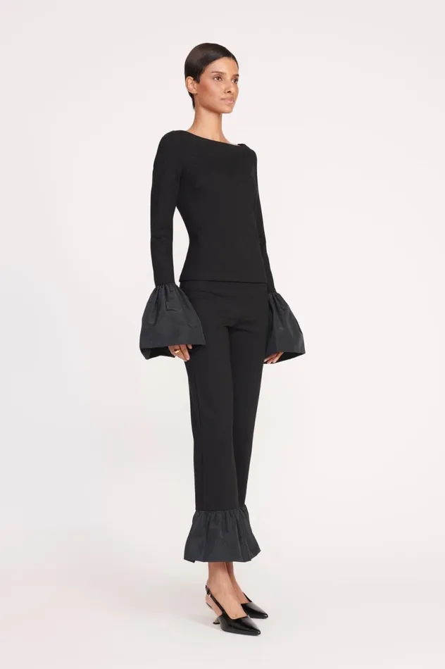 Women Tops STAUD STAUD PAIGE TOP BLACK Women Tops STAUD STAUD PAIGE TOP BLACK