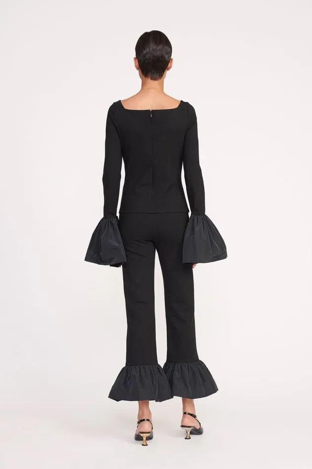 Women Tops STAUD STAUD PAIGE TOP BLACK Women Tops STAUD STAUD PAIGE TOP BLACK