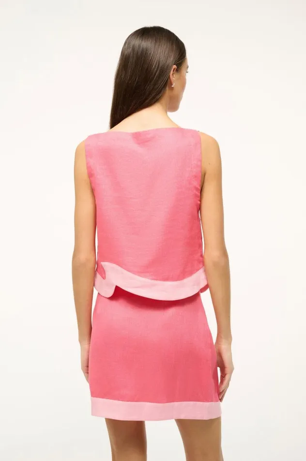 Women Tops STAUD STAUD RAPHAEL TOP CORAL PARADISE PEARL PINK Women Tops STAUD STAUD RAPHAEL TOP CORAL PARADISE PEARL PINK