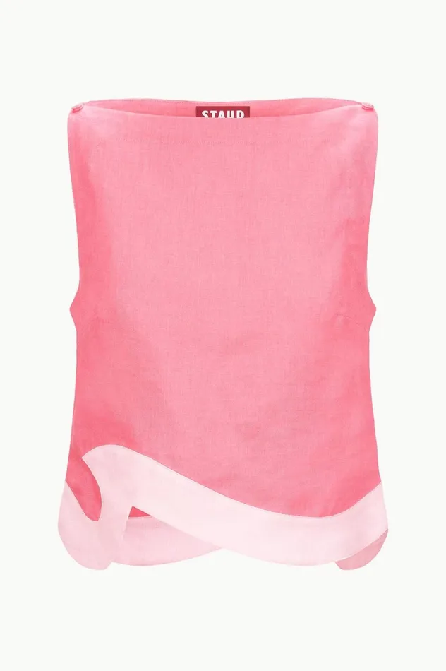 Women Tops STAUD STAUD RAPHAEL TOP CORAL PARADISE PEARL PINK Women Tops STAUD STAUD RAPHAEL TOP CORAL PARADISE PEARL PINK