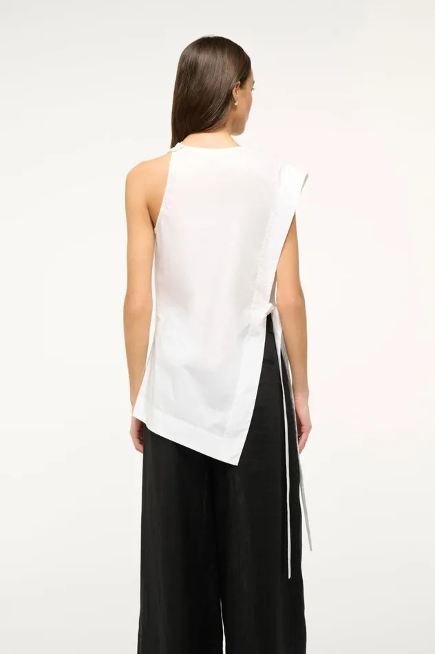 Women Tops STAUD STAUD SAWYER TOP WHITE Women Tops STAUD STAUD SAWYER TOP WHITE