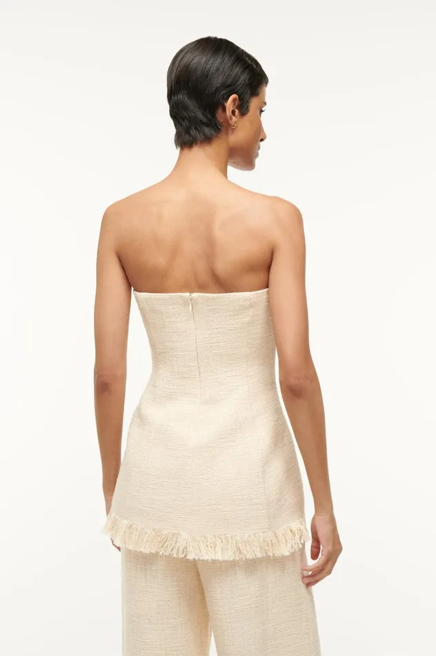 Women Tops STAUD STAUD SILVIA TOP IVORY Women Tops STAUD STAUD SILVIA TOP IVORY