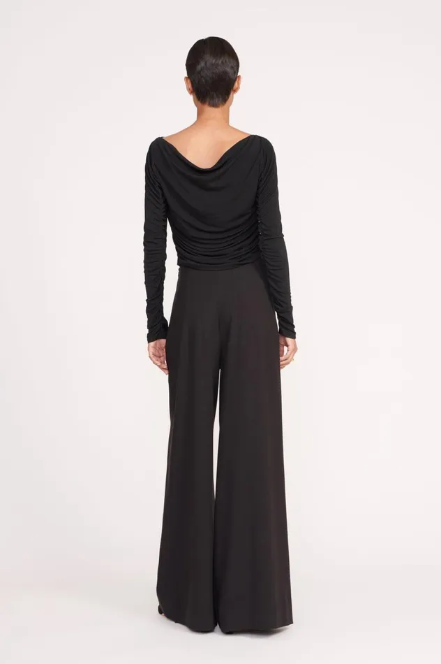 Women Tops STAUD STAUD SOLANA TOP BLACK Women Tops STAUD STAUD SOLANA TOP BLACK