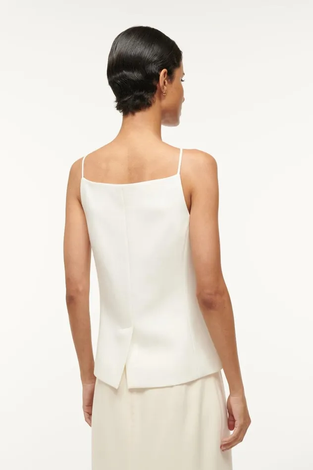 Women Tops STAUD STAUD UNA TOP ECRU