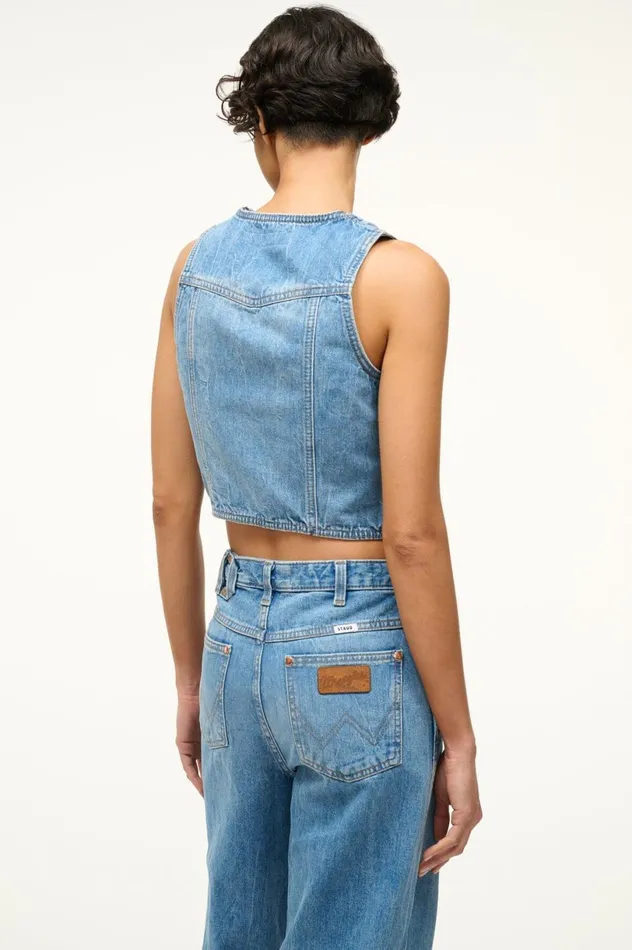 Women Tops STAUD STAUD WRANGLER THE VEST Women Tops STAUD STAUD WRANGLER THE VEST