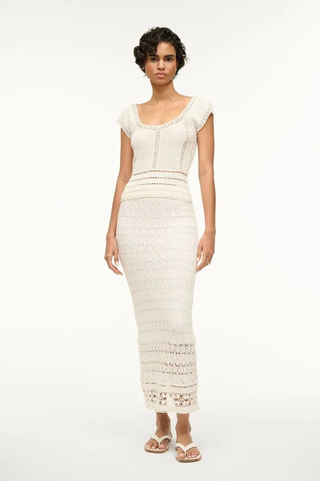 Women Tops STAUD STAUD YARA TOP WHITE Women Tops STAUD STAUD YARA TOP WHITE