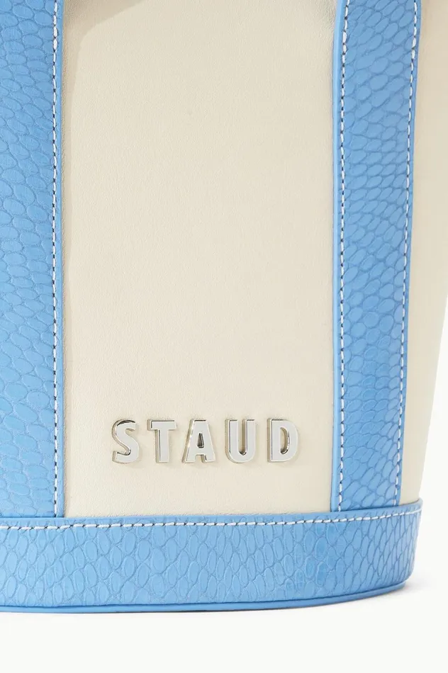 Women Totes STAUD STAUD ALLORA MINI TOTE CREAM STAUD BLUE Women Totes STAUD STAUD ALLORA MINI TOTE CREAM STAUD BLUE