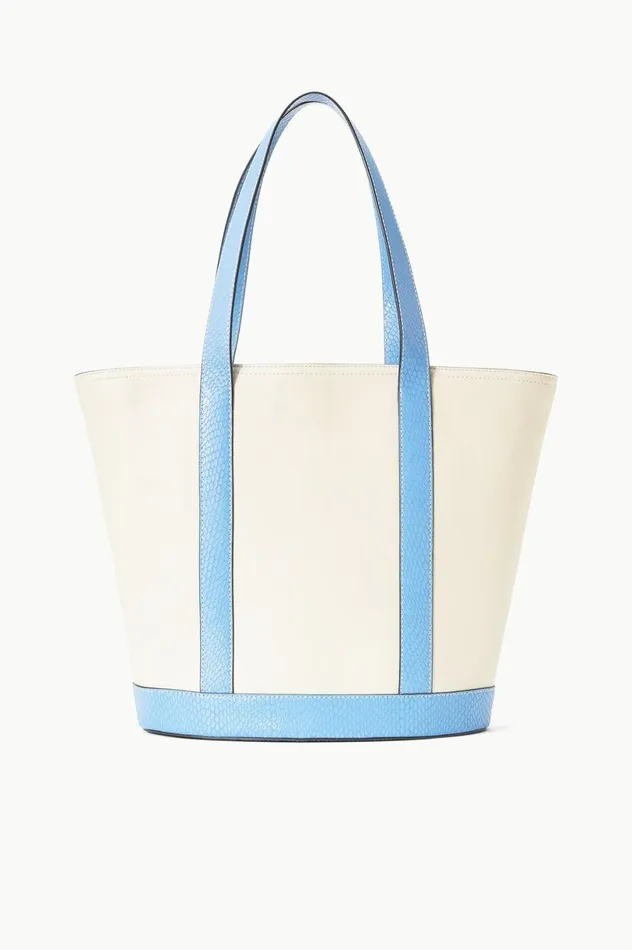 Women Totes STAUD STAUD ALLORA TOTE CREAM STAUD BLUE
