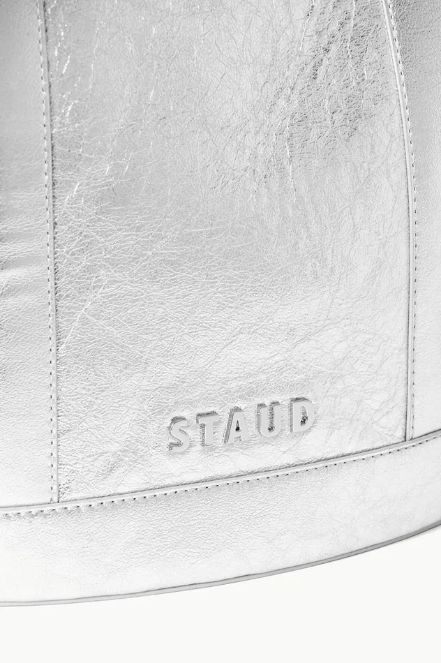 Women Totes STAUD STAUD ALLORA TOTE SILVER Women Totes STAUD STAUD ALLORA TOTE SILVER