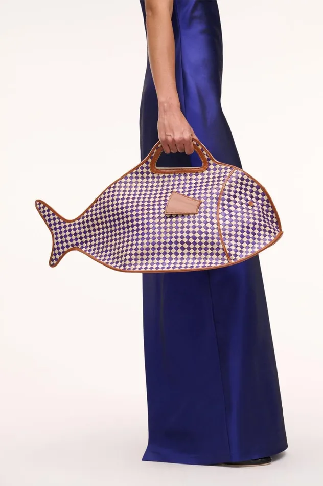 Women Totes STAUD STAUD CLEO FISH BASKET TOTE COCONUT CHECK Women Totes STAUD STAUD CLEO FISH BASKET TOTE COCONUT CHECK
