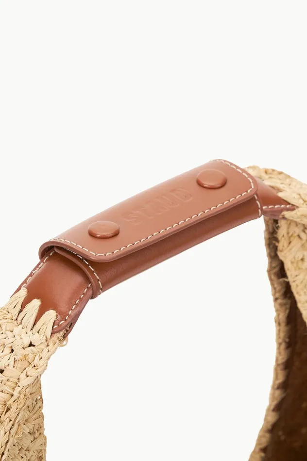 Women Totes STAUD STAUD LARGE RAFFIA MOON TOTE BAG NATURAL TAN Women Totes STAUD STAUD LARGE RAFFIA MOON TOTE BAG NATURAL TAN