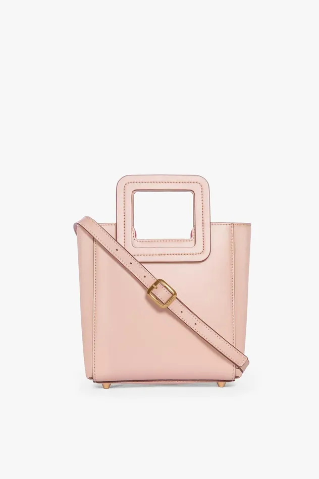 Women Totes STAUD STAUD MINI SHIRLEY LEATHER BAG BLUSH